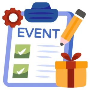 Menangani event pengguna seperti klik, scroll, dan input data